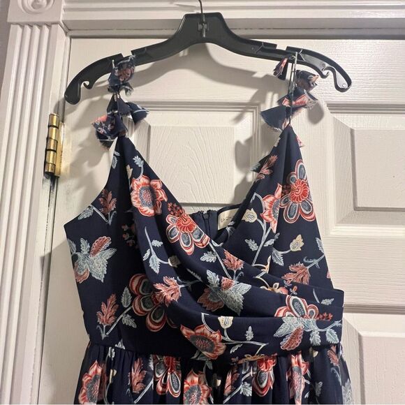 NWT sachin and Babi‎ Dalia Eastern Gouache Botanical Floral Tiered Dress Sz 8 - Picture 4 of 16